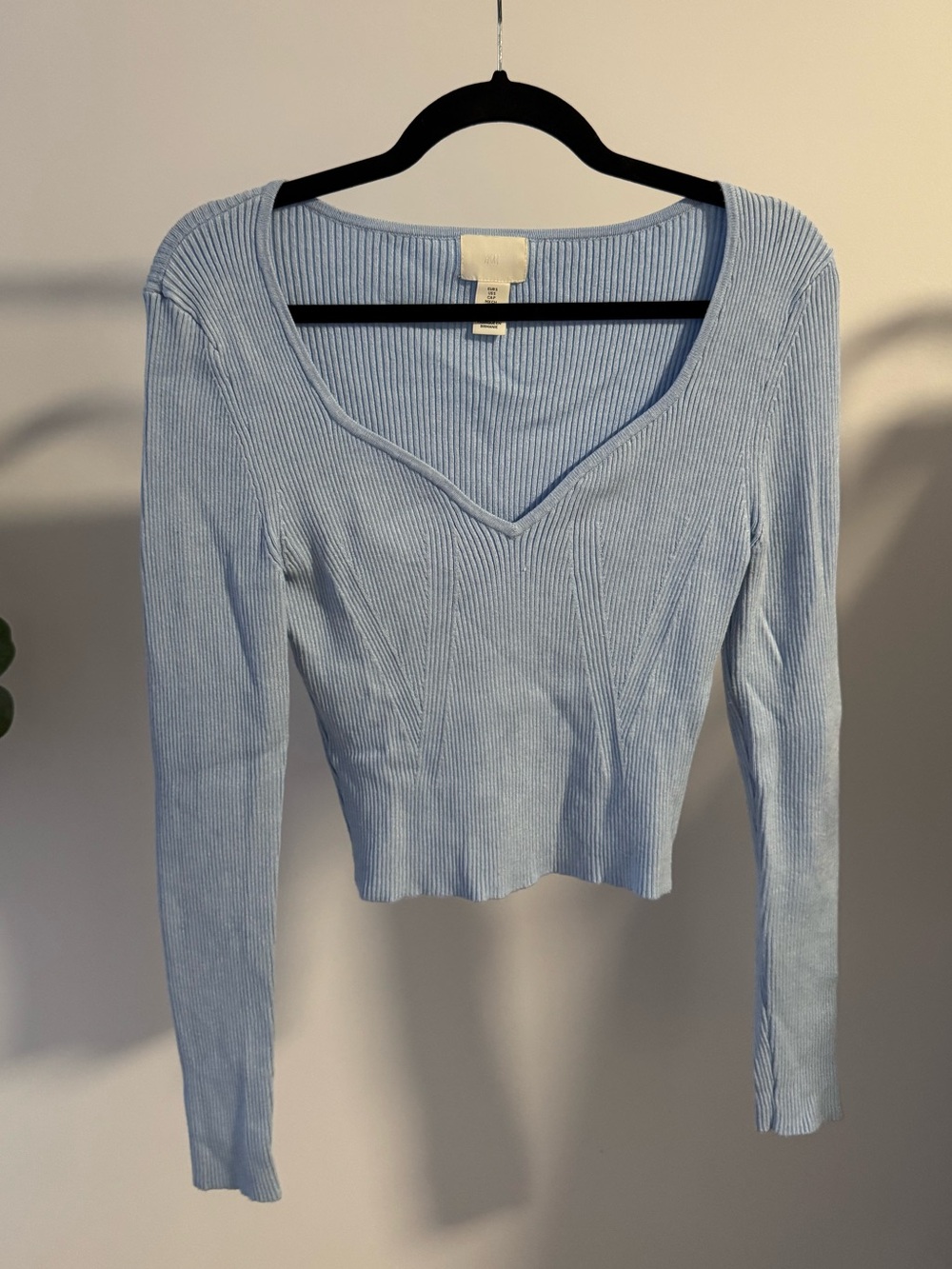 Light Blue Knit Top